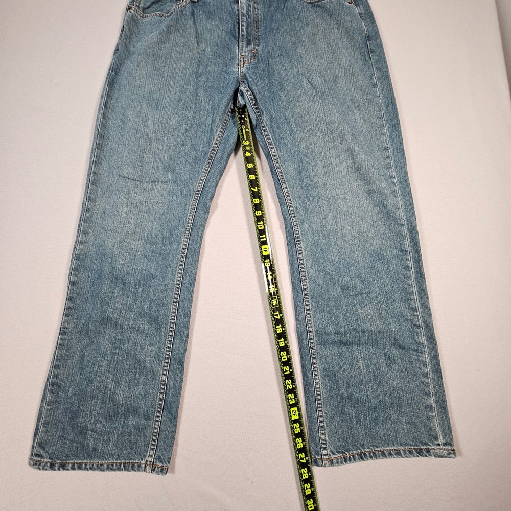 Levis 559 Relaxed Straight Jeans Mens 38x32 Medium Wash Blue Denim Pants - Picture 4 of 12